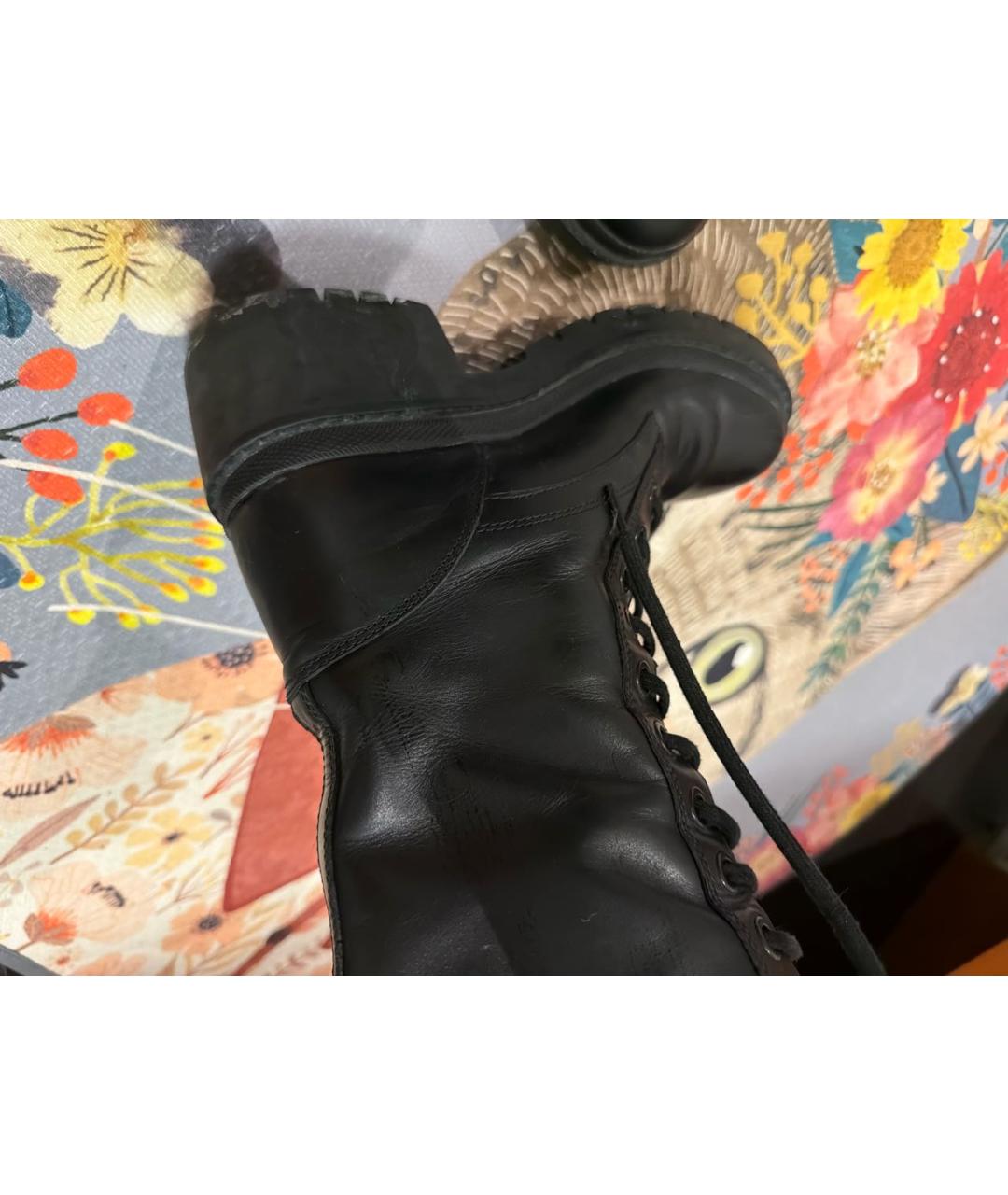 MARC BY MARC JACOBS Черные кожаные сапоги, фото 6