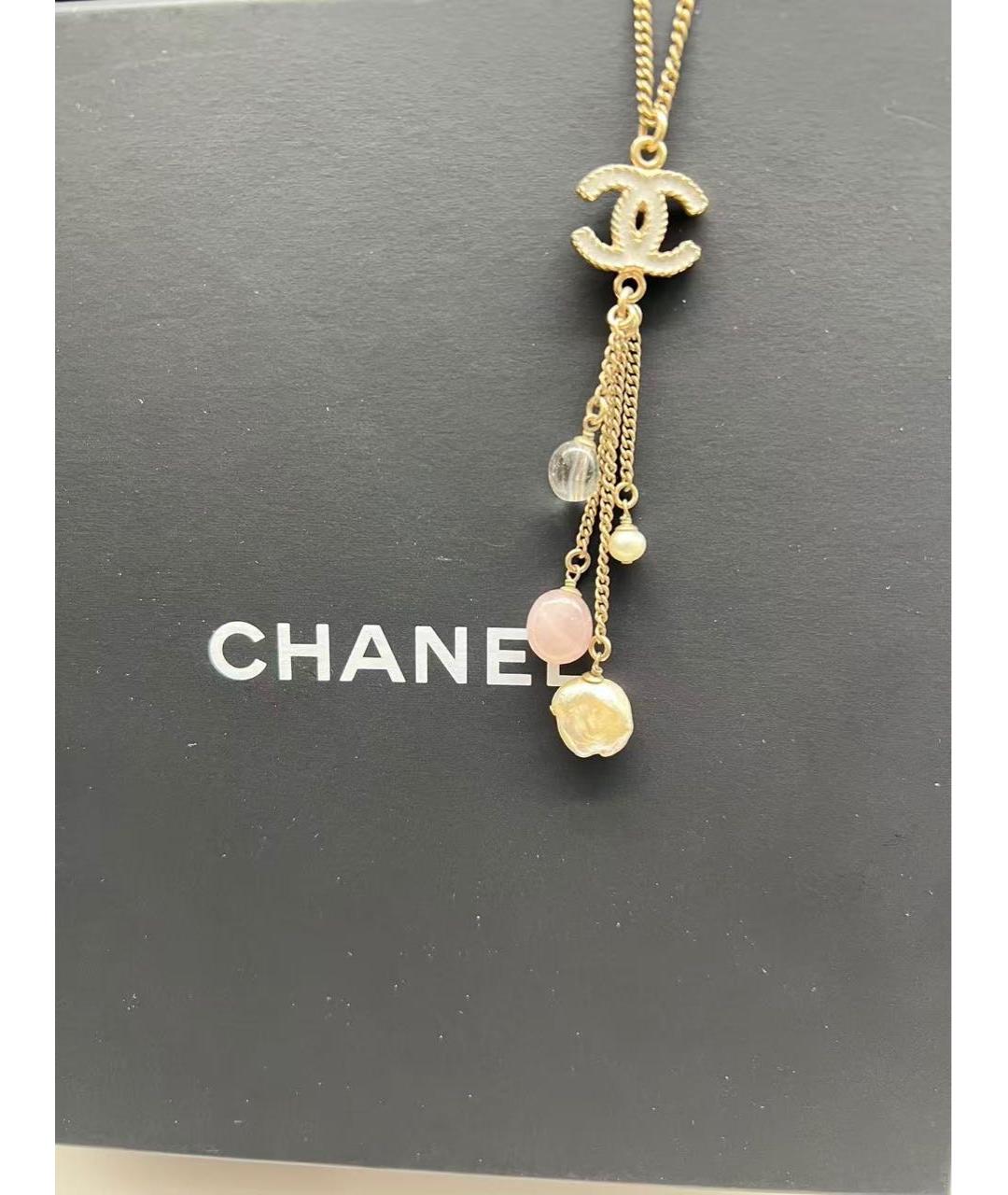 CHANEL Золотое колье, фото 2