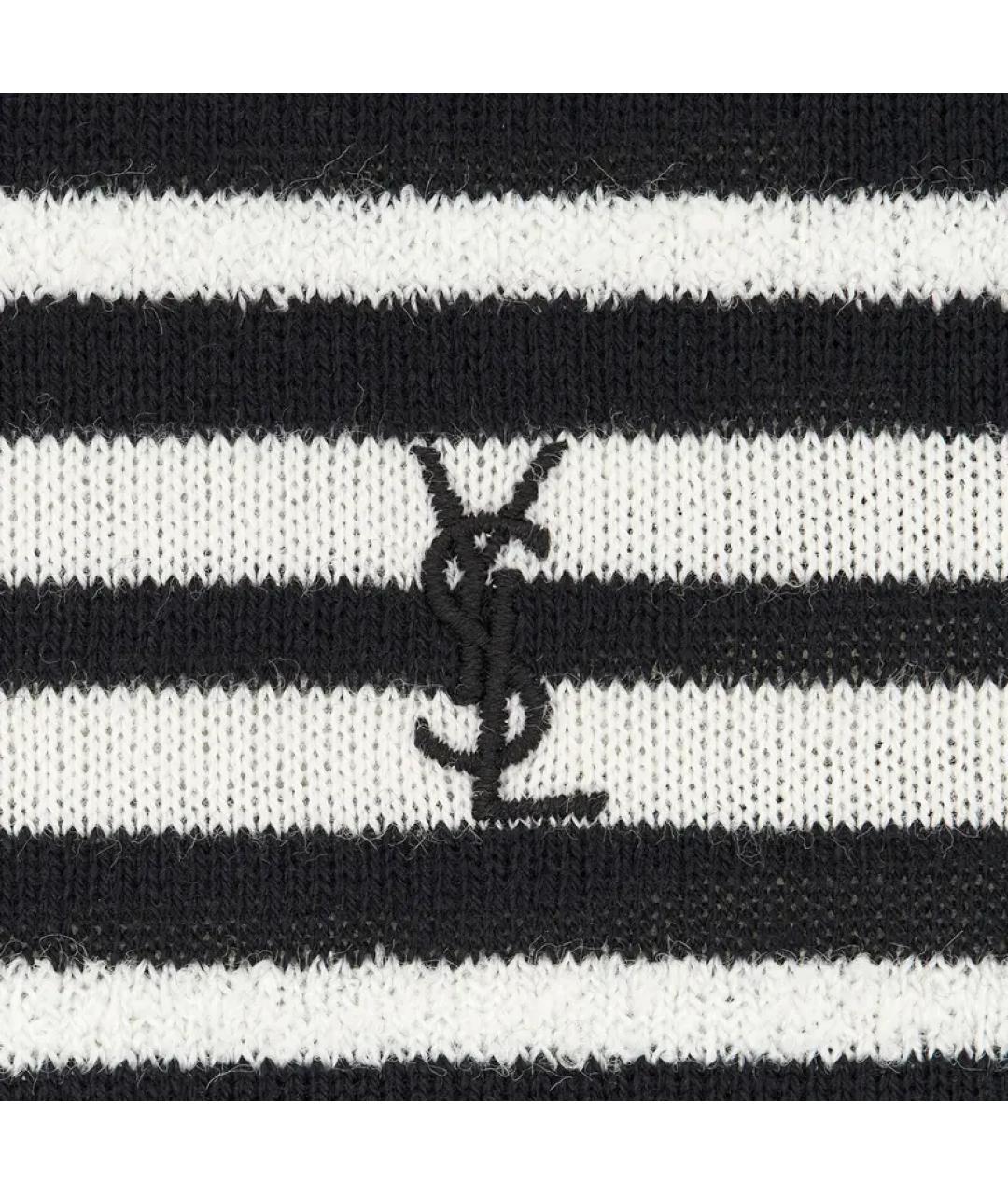 SAINT LAURENT Черная майка, фото 3