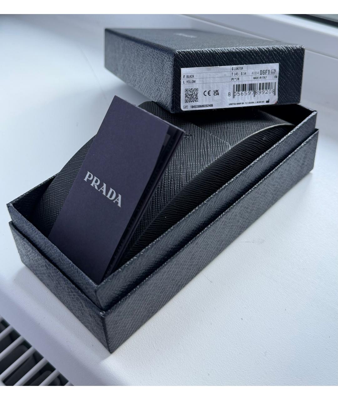 PRADA Коричневые пластиковые солнцезащитные очки, фото 4