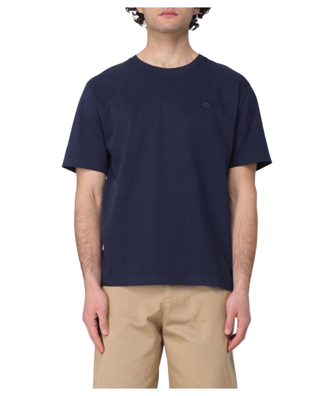 ETRO Синяя хлопковая футболка, фото 1