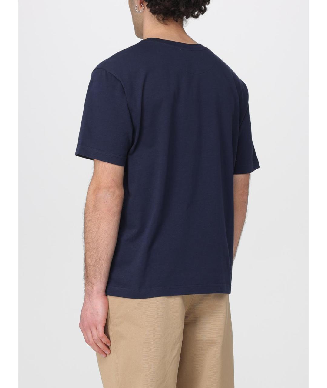 ETRO Синяя хлопковая футболка, фото 3