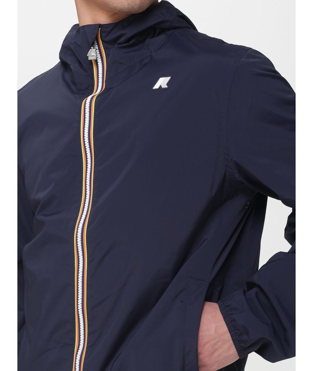 K-WAY Синяя полиамидовая куртка, фото 5