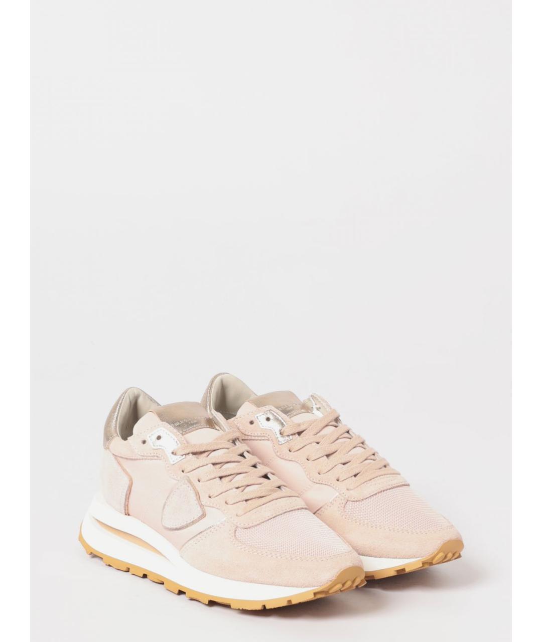 PHILIPPE MODEL Бежевые замшевые кроссовки, фото 2