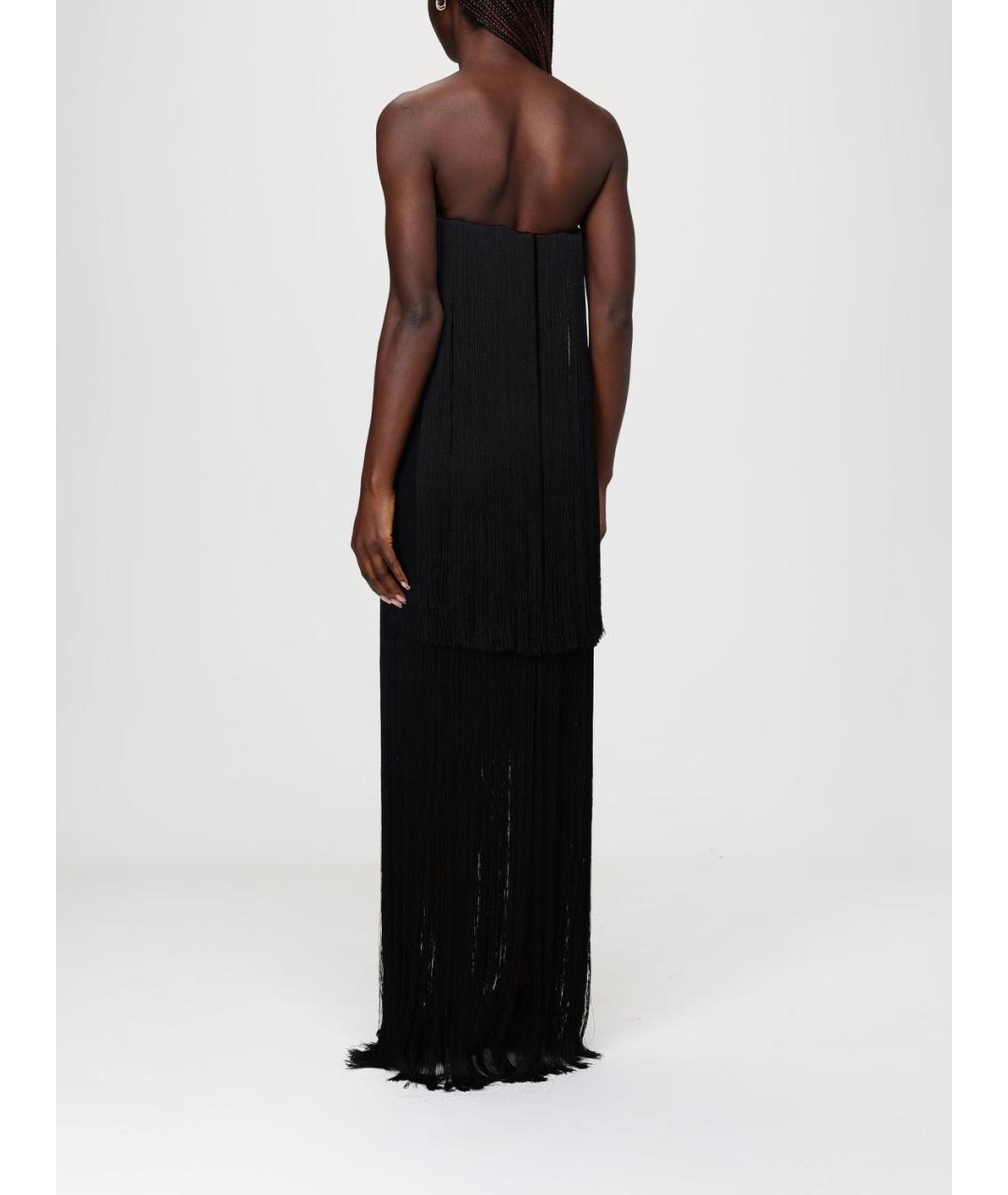 ELISABETTA FRANCHI Черное вечернее платье, фото 2