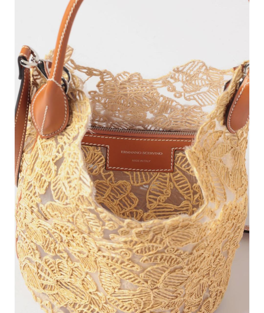 ERMANNO SCERVINO Бежевая сумка через плечо, фото 3