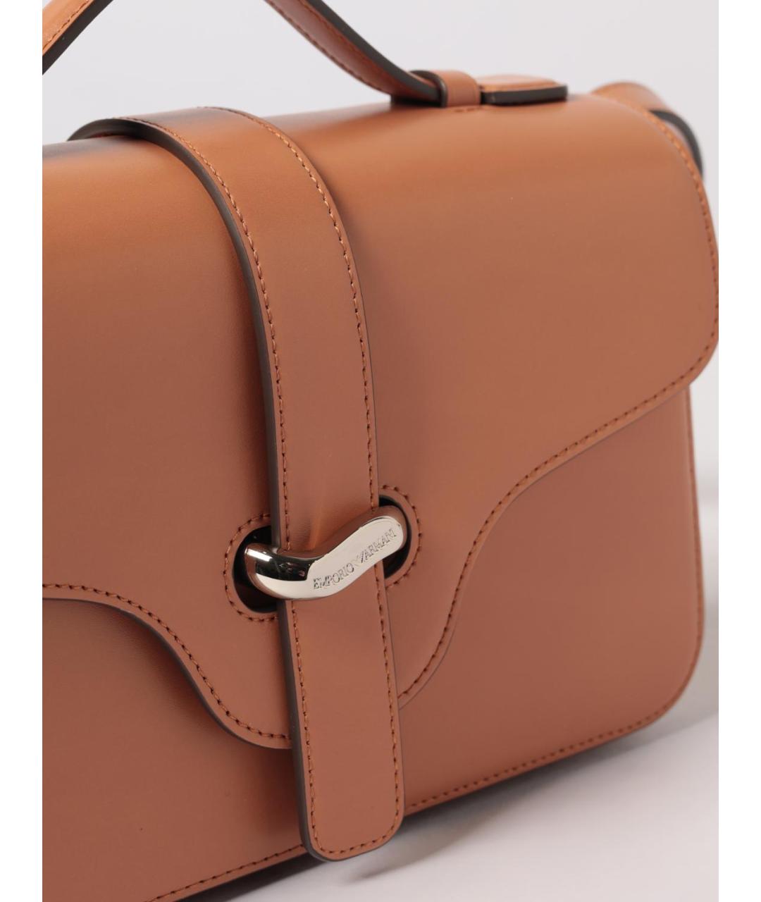 EMPORIO ARMANI Кожаная сумка через плечо, фото 3