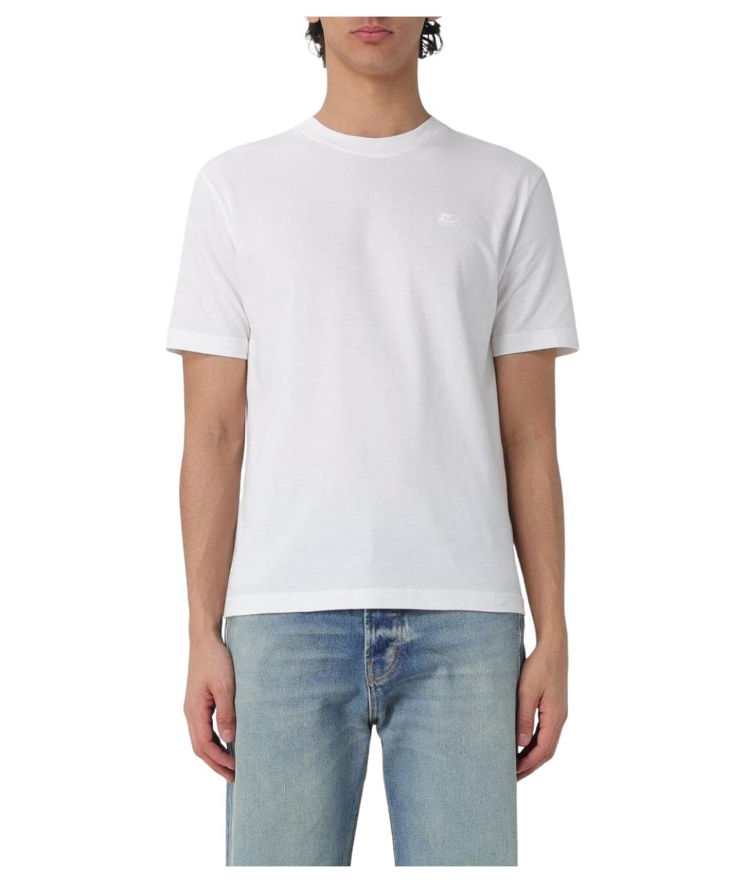 ETRO Белая хлопковая футболка, фото 1