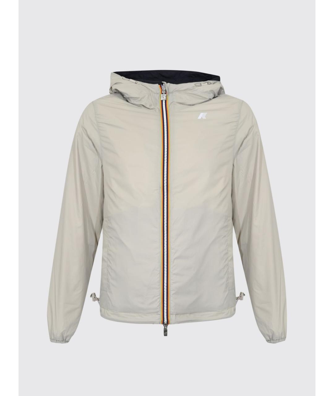 K-WAY Синяя полиамидовая куртка, фото 4