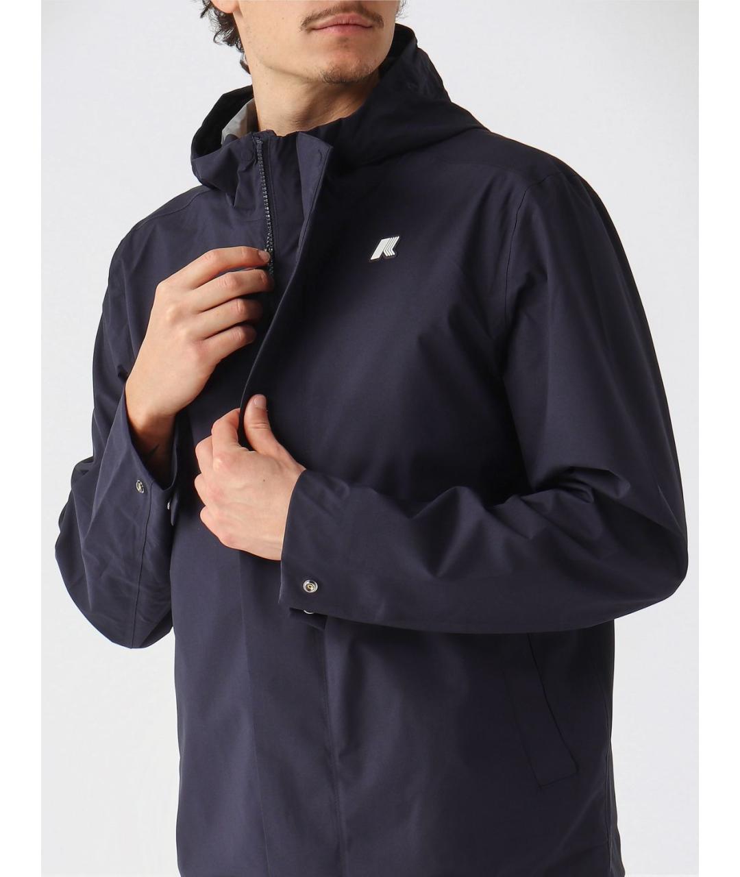 K-WAY Синяя полиэстеровая куртка, фото 5