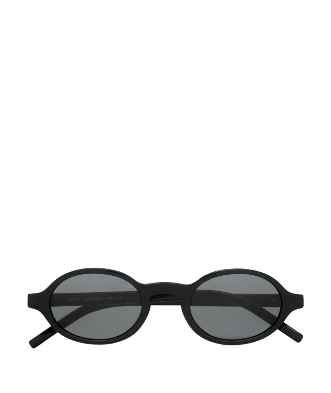 SAINT LAURENT Черные пластиковые солнцезащитные очки, фото 2