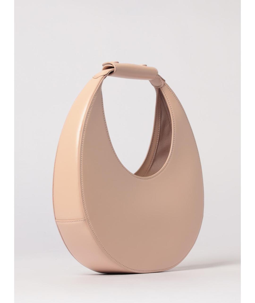 STAUD Бежевая кожаная сумка через плечо, фото 2