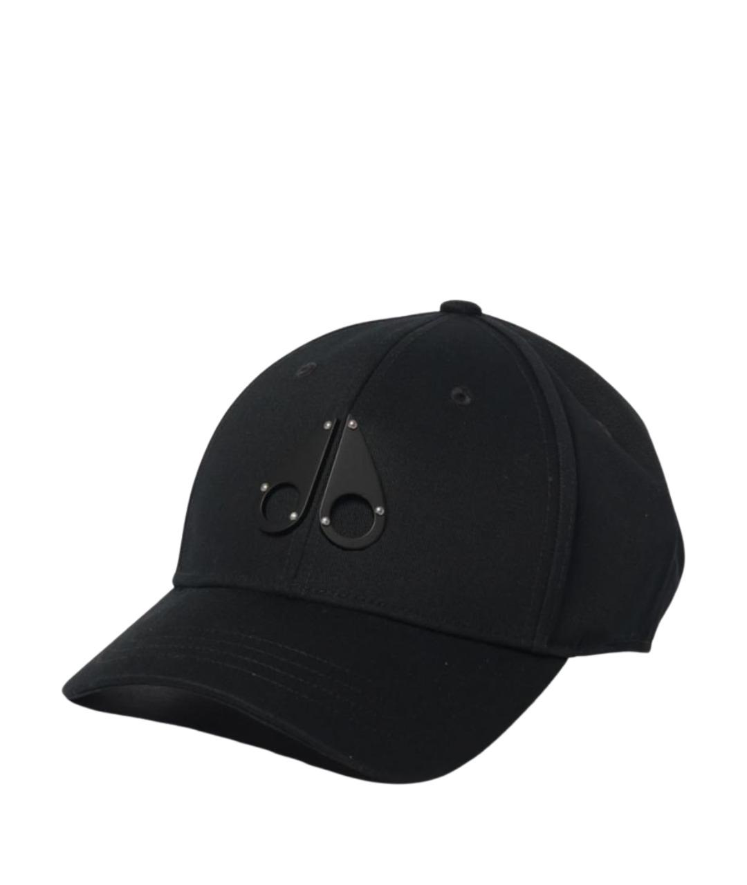 MOOSE KNUCKLES Черная хлопковая кепка/бейсболка, фото 1