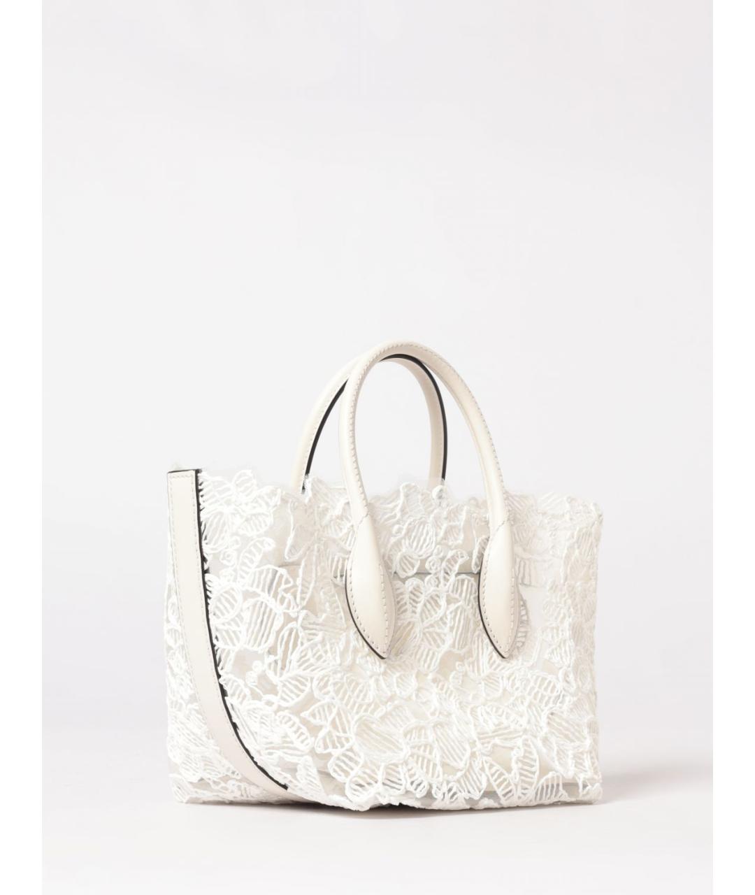 ERMANNO SCERVINO Белая синтетическая сумка через плечо, фото 2