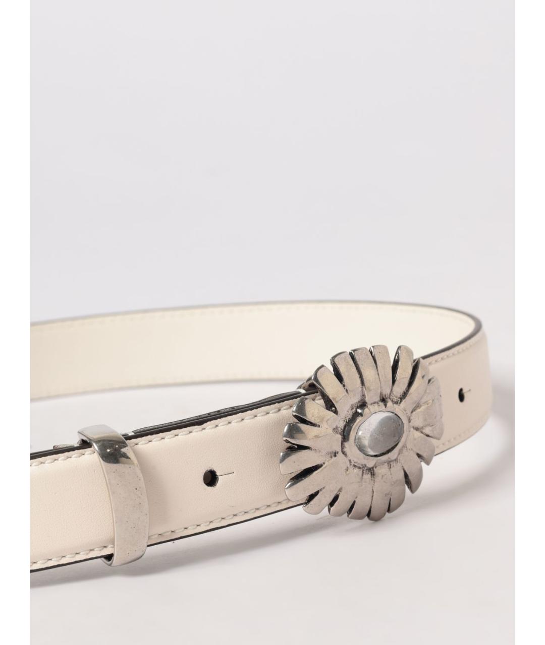 ERMANNO SCERVINO Белый кожаный ремень, фото 2