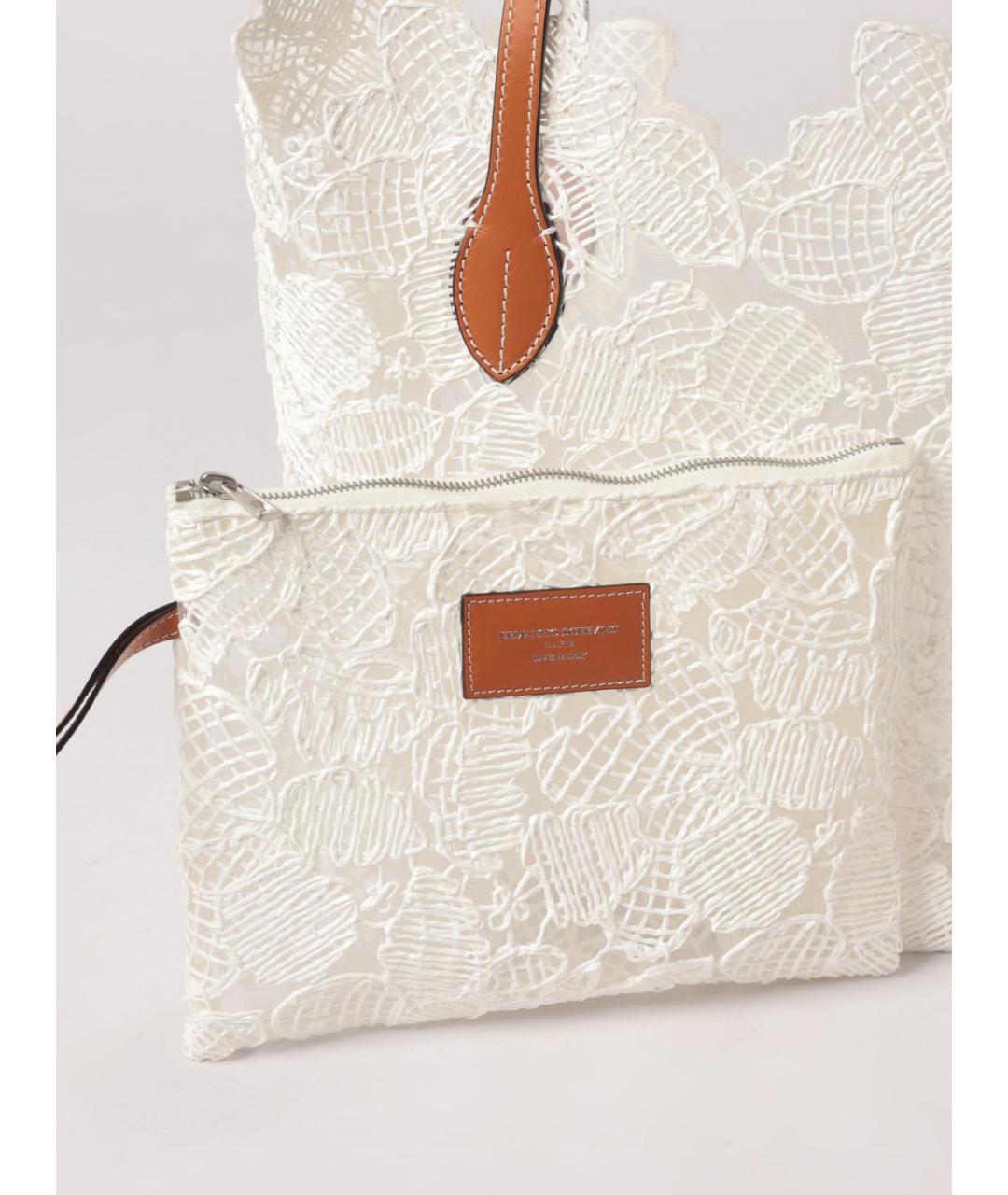 ERMANNO SCERVINO Белая сумка тоут, фото 3