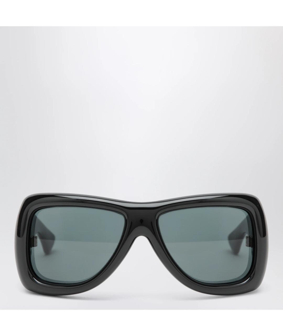 SAINT LAURENT Черные пластиковые солнцезащитные очки, фото 3