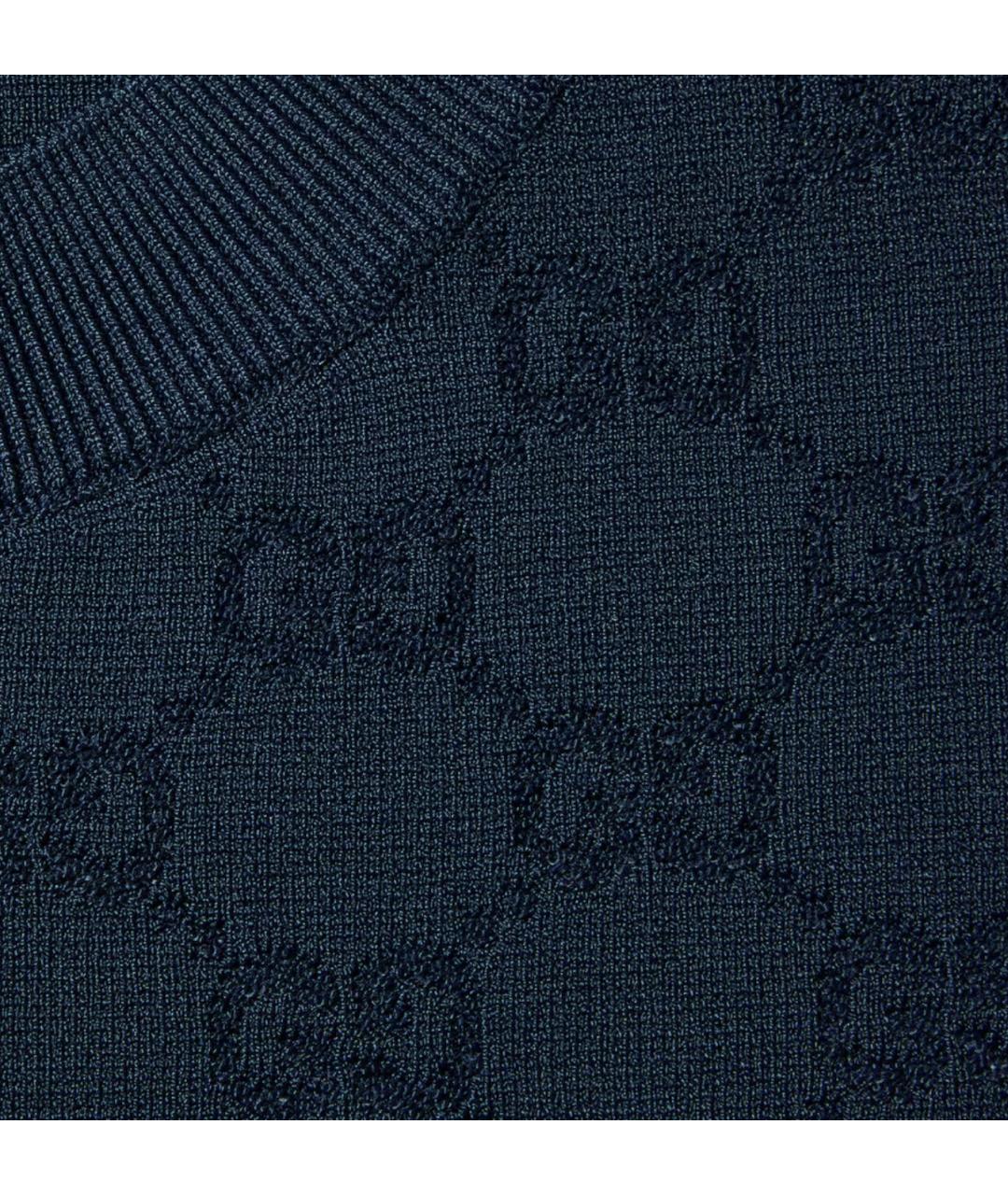 GUCCI Синий вискозный джемпер / свитер, фото 4