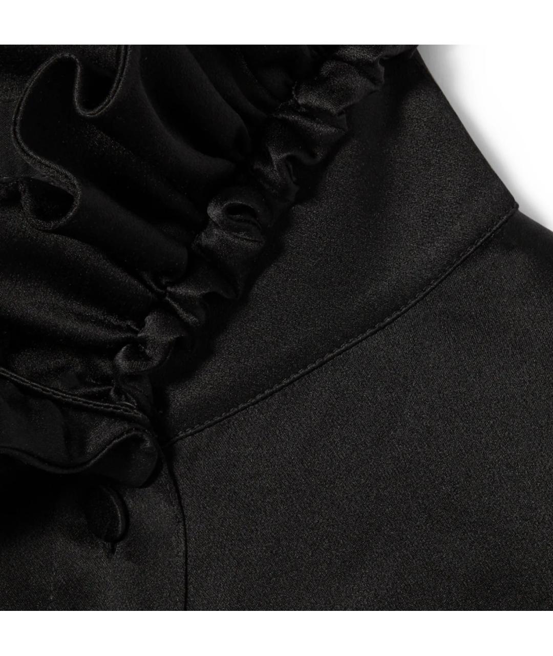 GUCCI Черная шелковая блузы, фото 4