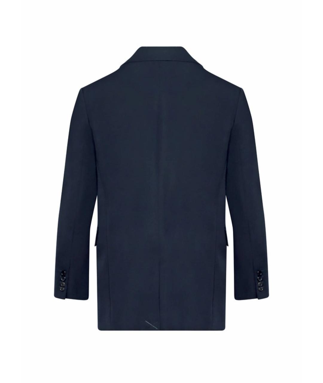 THE ROW Темно-синий шерстяной жакет/пиджак, фото 2