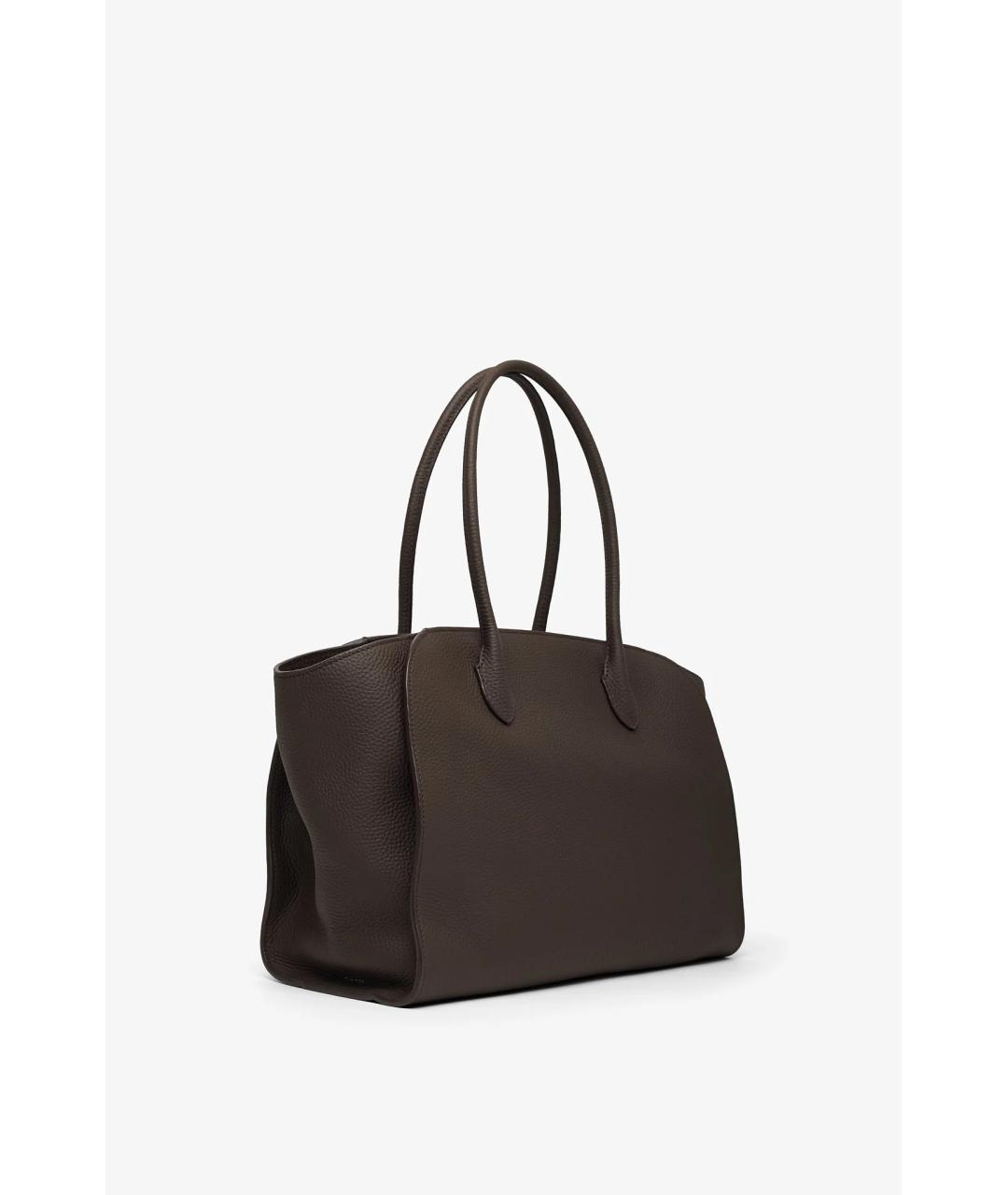 THE ROW Коричневая кожаная сумка тоут, фото 2