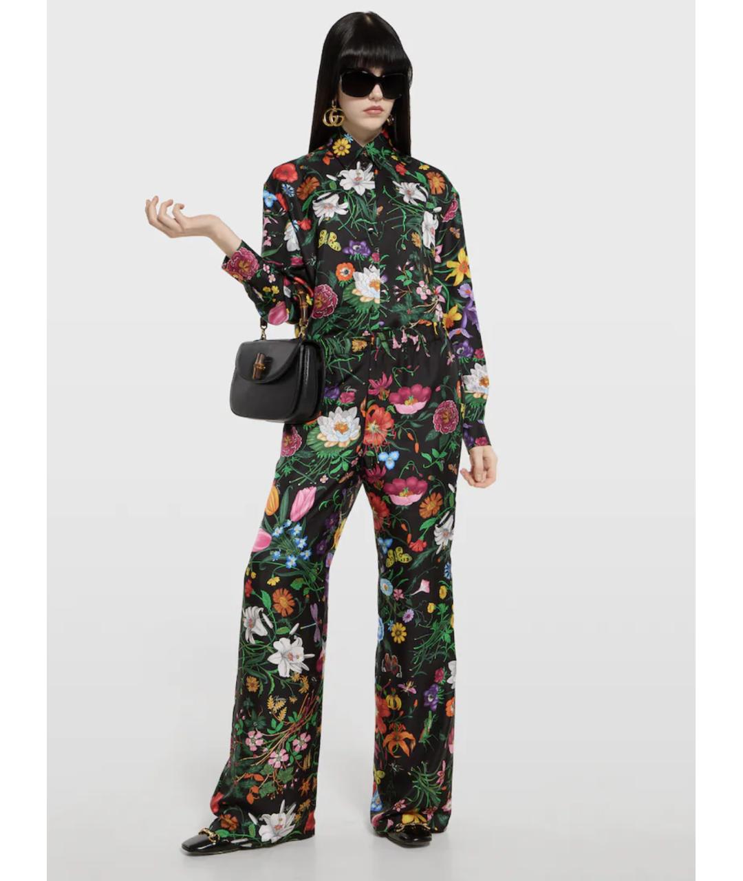 GUCCI Мульти шелковая рубашка, фото 2