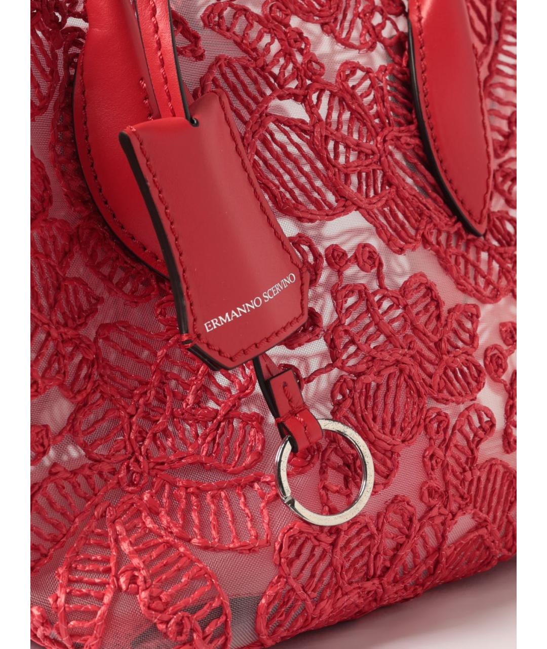 ERMANNO SCERVINO Красная сумка тоут, фото 3
