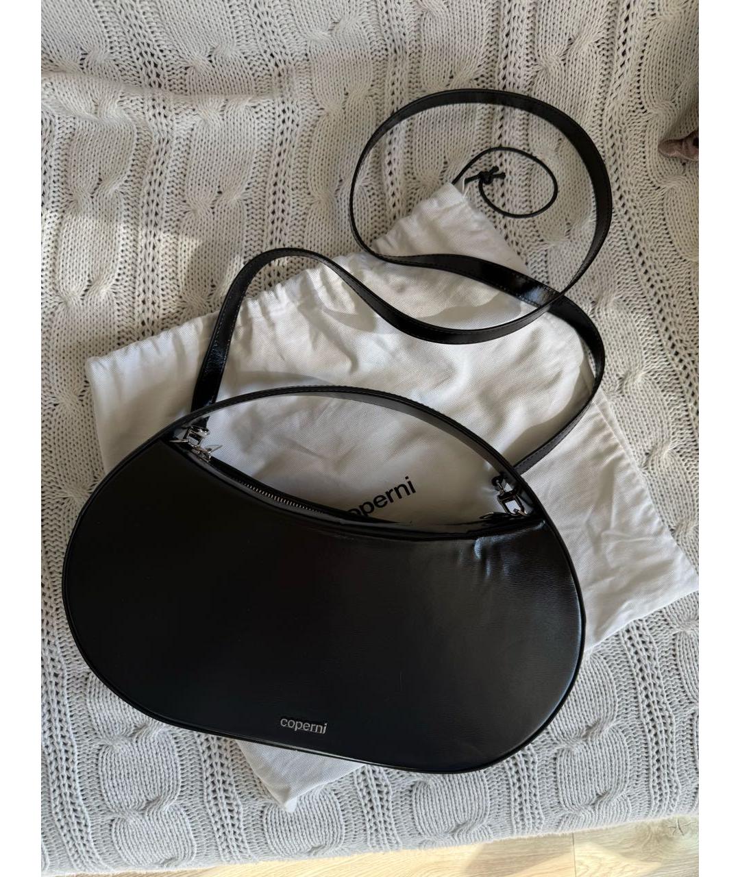 COPERNI Черная сумка с короткими ручками из искусственной кожи, фото 2
