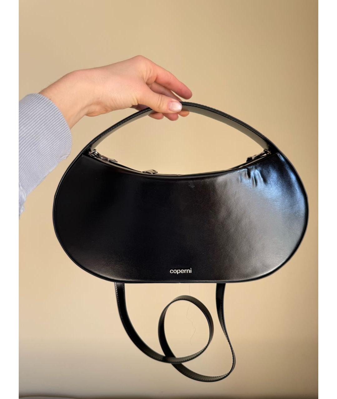 COPERNI Черная сумка с короткими ручками из искусственной кожи, фото 6
