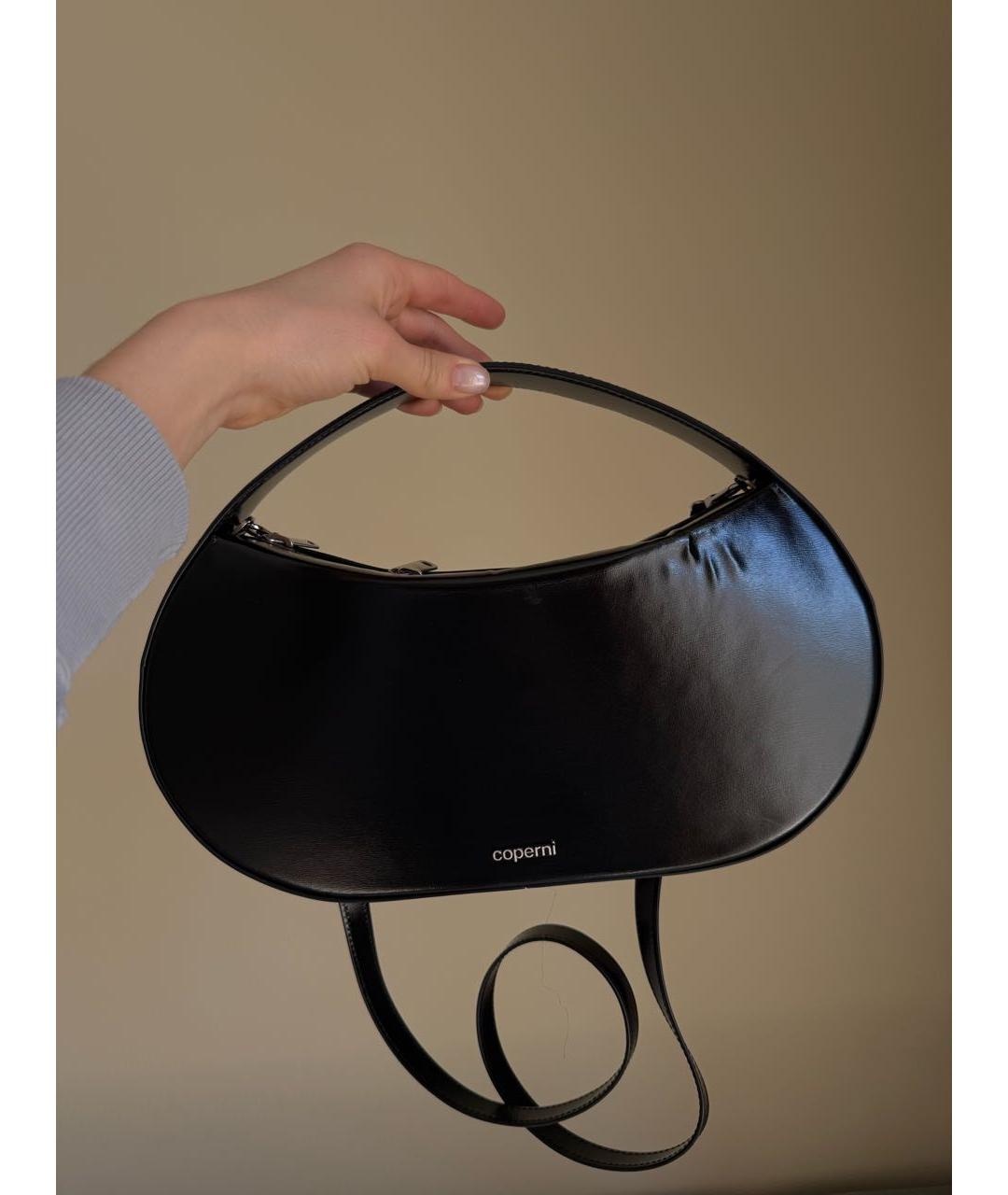 COPERNI Черная сумка с короткими ручками из искусственной кожи, фото 7