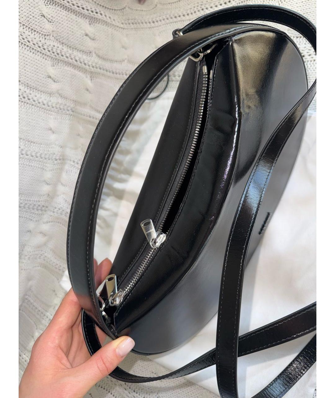 COPERNI Черная сумка с короткими ручками из искусственной кожи, фото 4