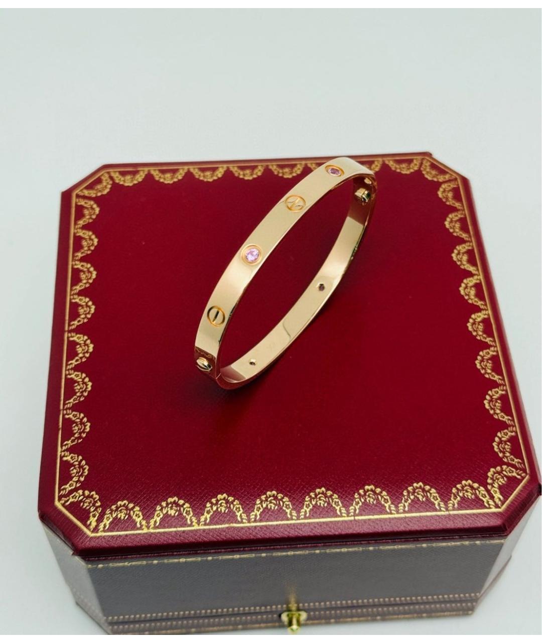 CARTIER Золотой браслет из розового золота, фото 4