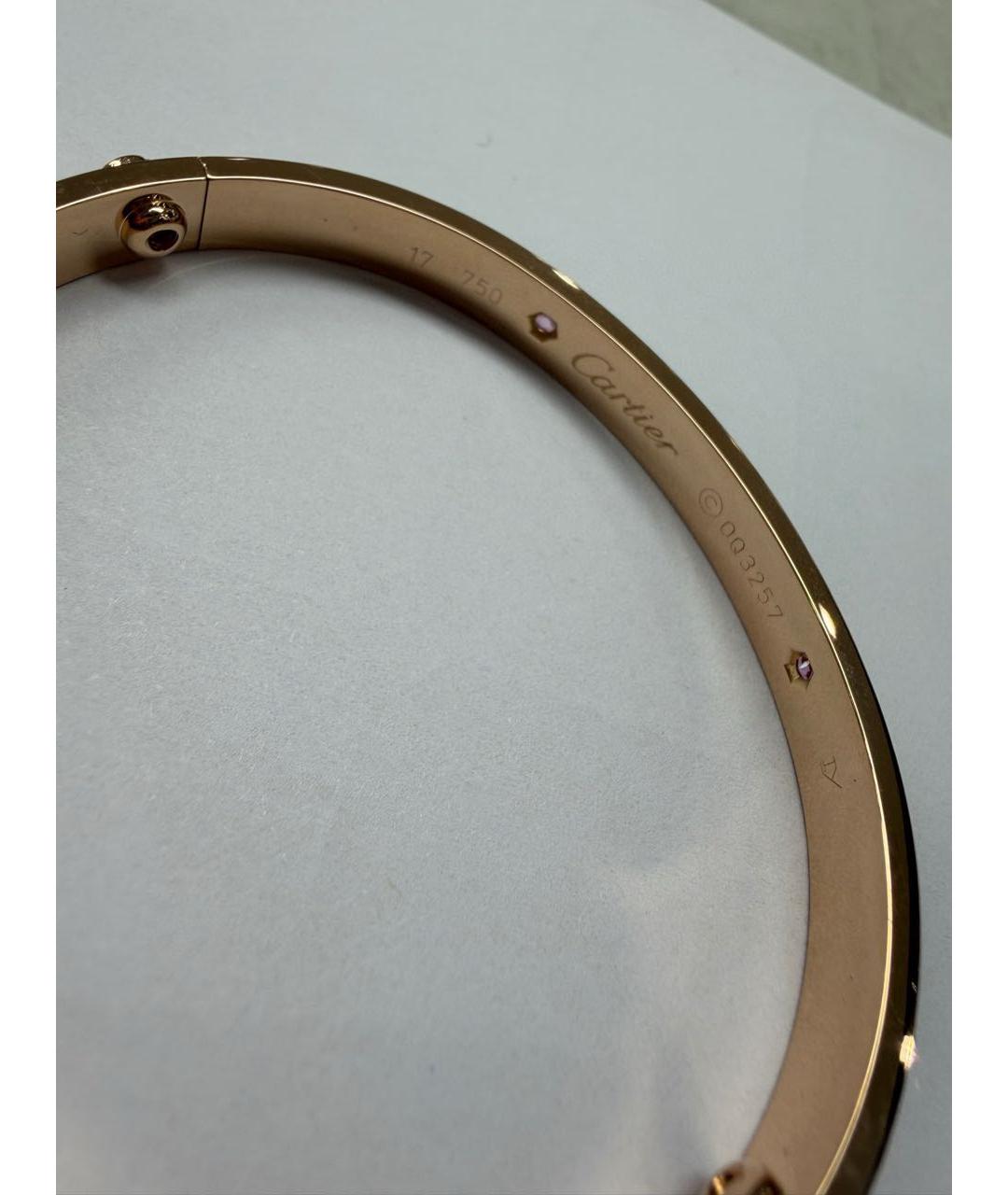 CARTIER Золотой браслет из розового золота, фото 7