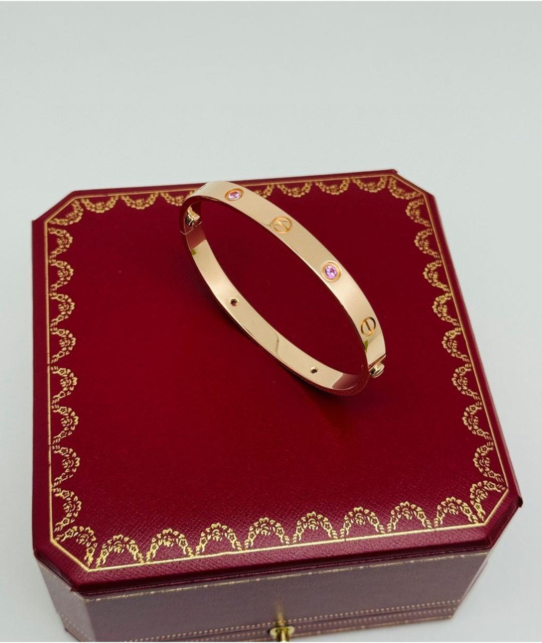 CARTIER Золотой браслет из розового золота, фото 5