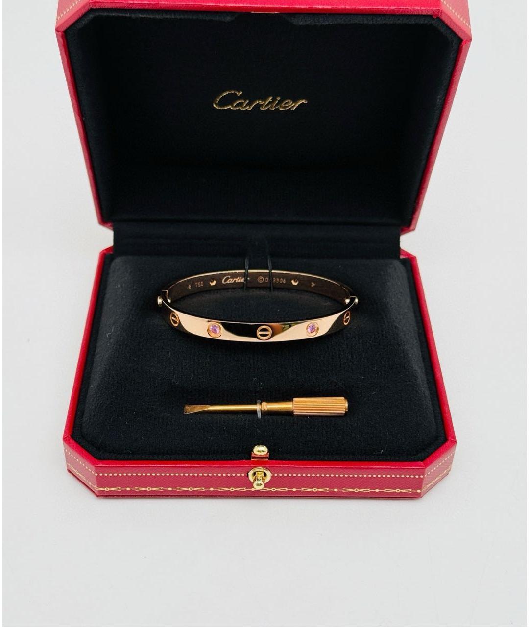 CARTIER Золотой браслет из розового золота, фото 8