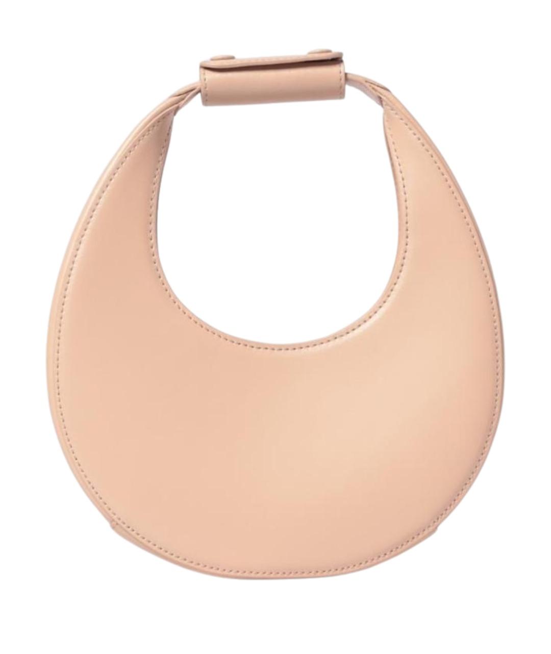 STAUD Бежевая кожаная сумка через плечо, фото 1