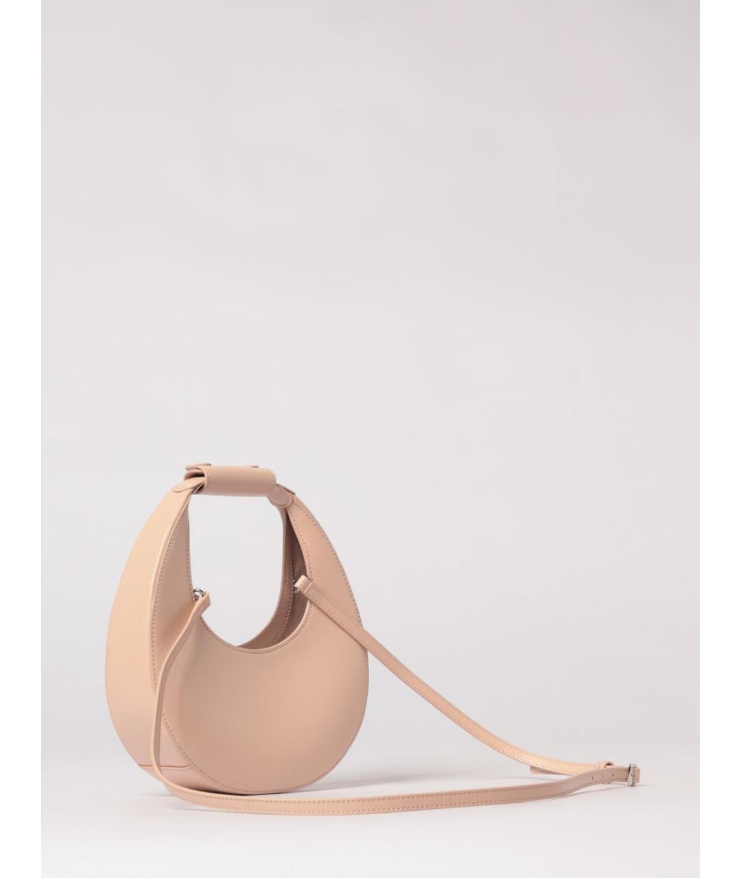 STAUD Бежевая кожаная сумка через плечо, фото 2