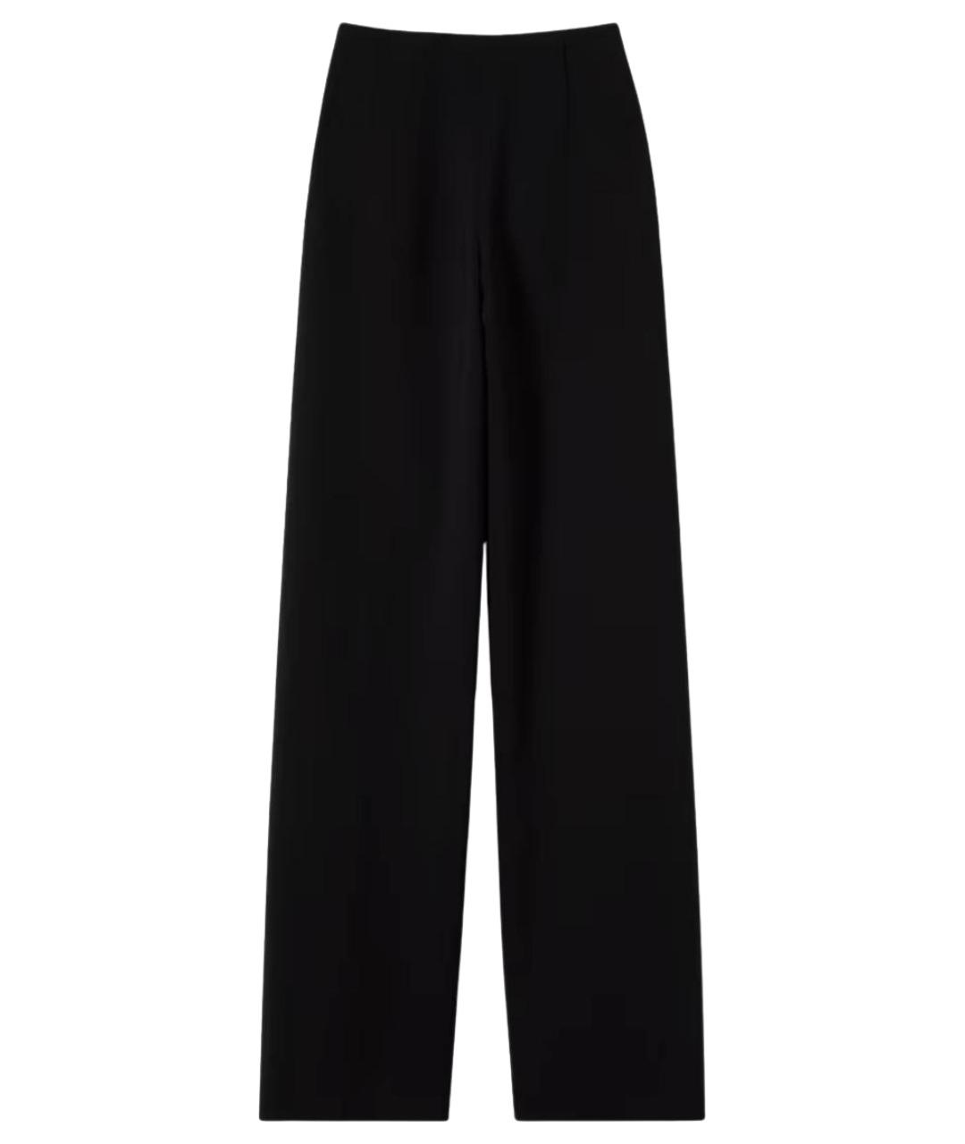 GUCCI Черные шерстяные прямые брюки, фото 1