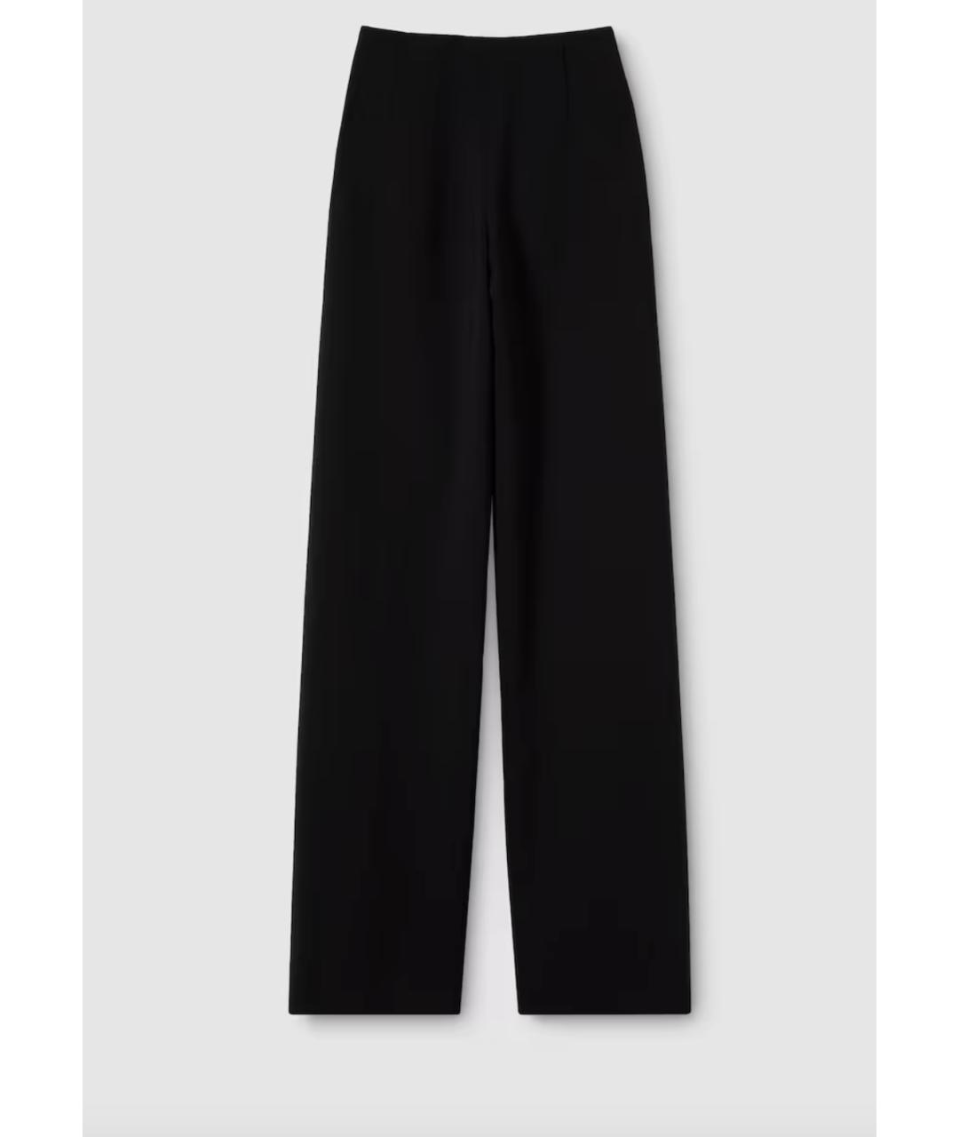 GUCCI Черные шерстяные прямые брюки, фото 6