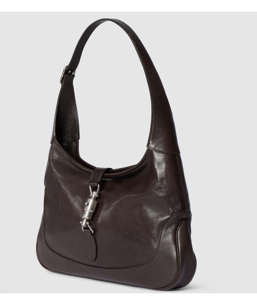 GUCCI Коричневая кожаная сумка через плечо, фото 2