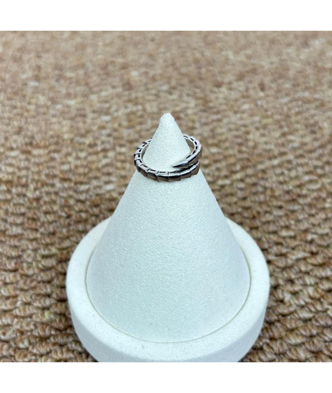 BVLGARI Серебряное кольцо из белого золота, фото 4