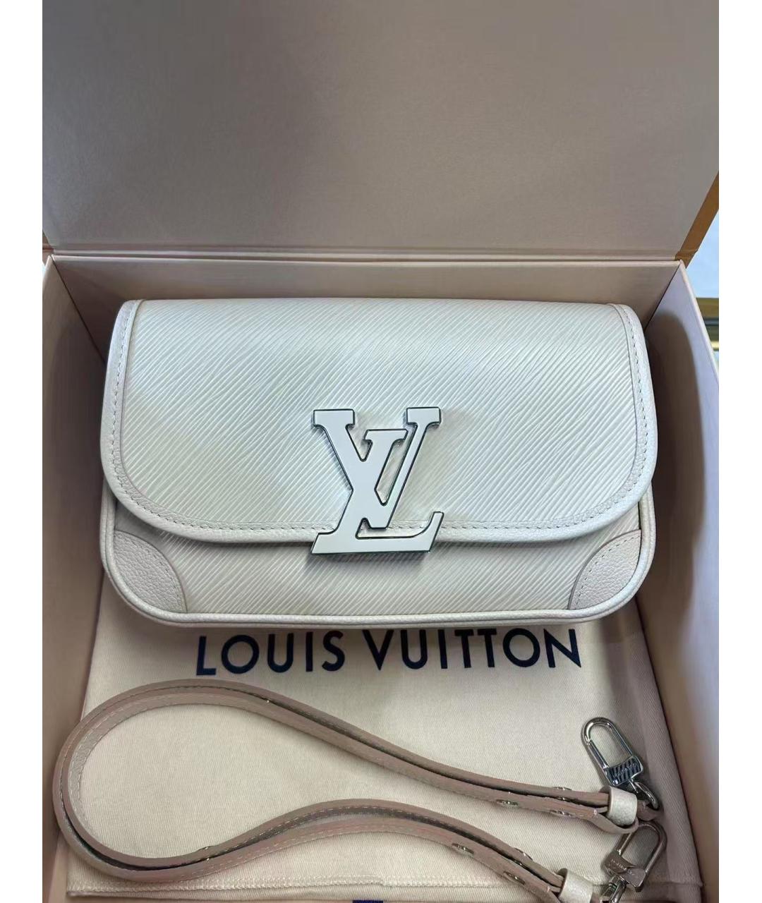 LOUIS VUITTON Белая сумка через плечо, фото 2