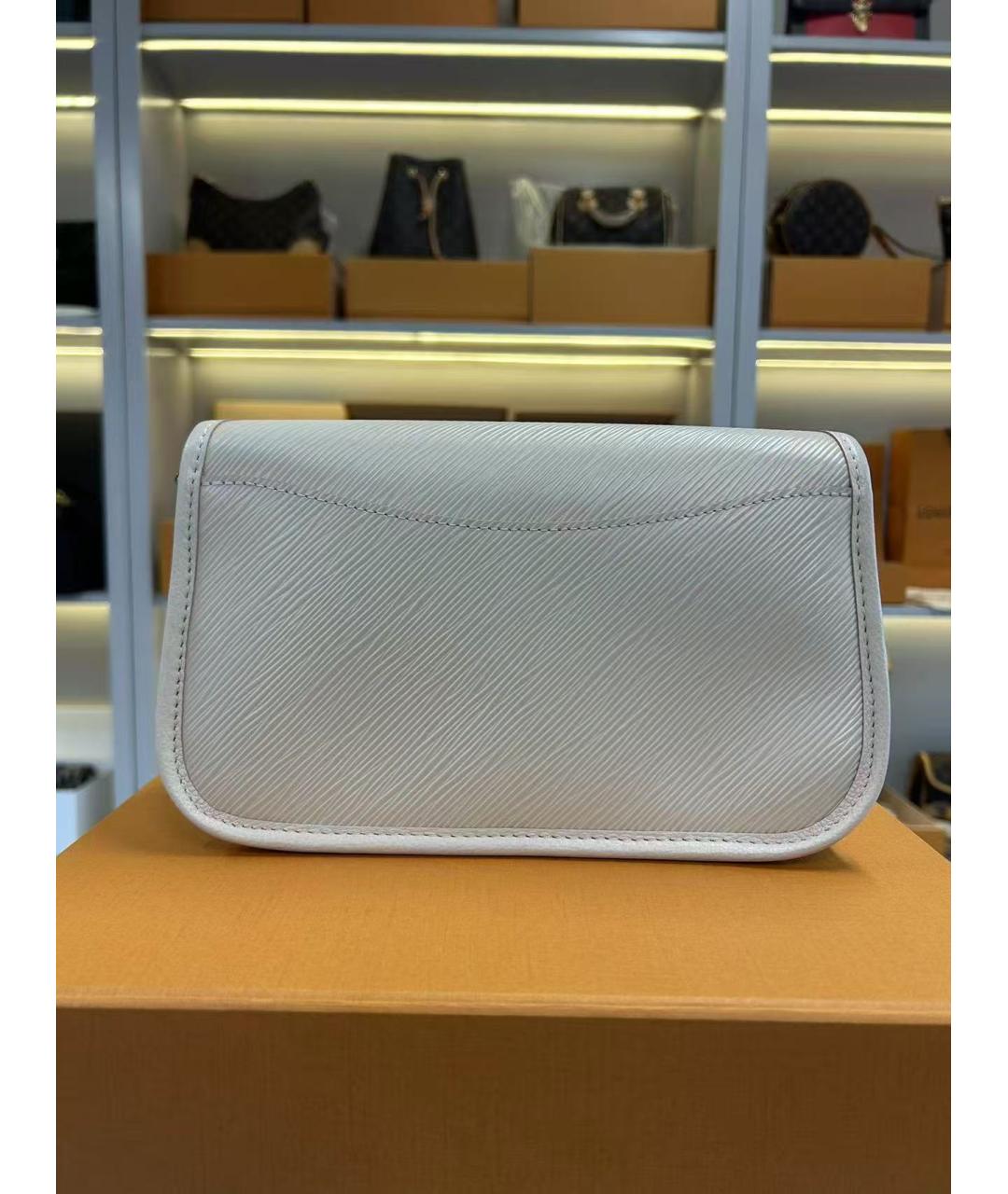 LOUIS VUITTON Белая сумка через плечо, фото 3