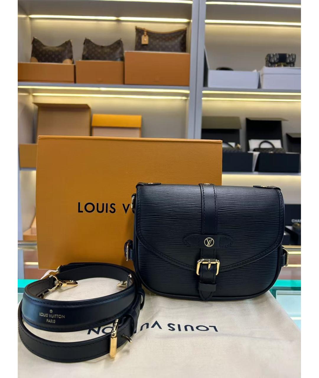 LOUIS VUITTON Черная сумка через плечо, фото 2