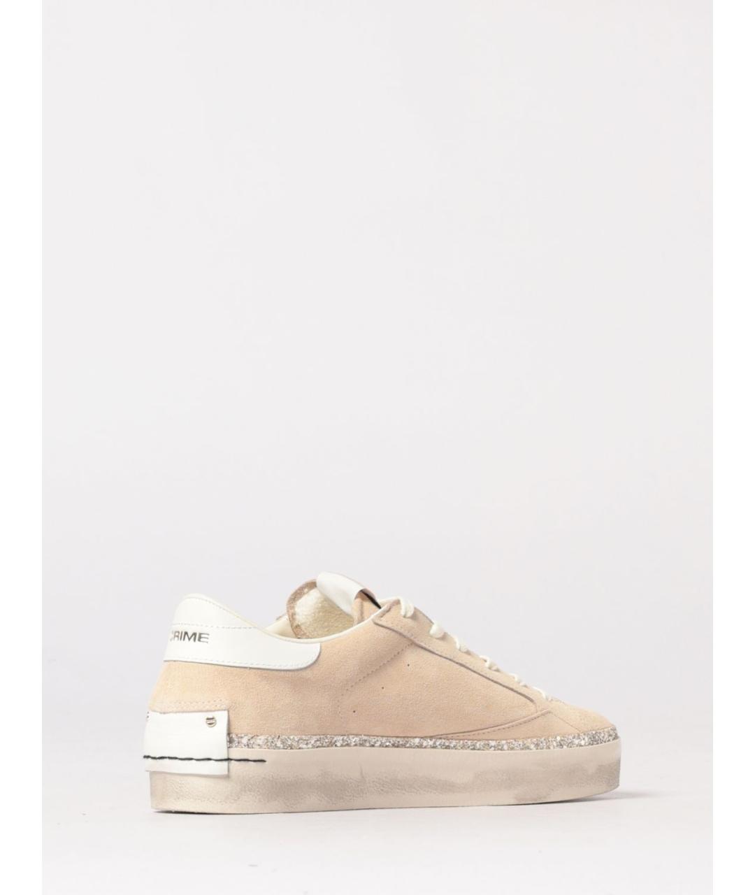 CRIME LONDON Бежевые замшевые кроссовки, фото 3