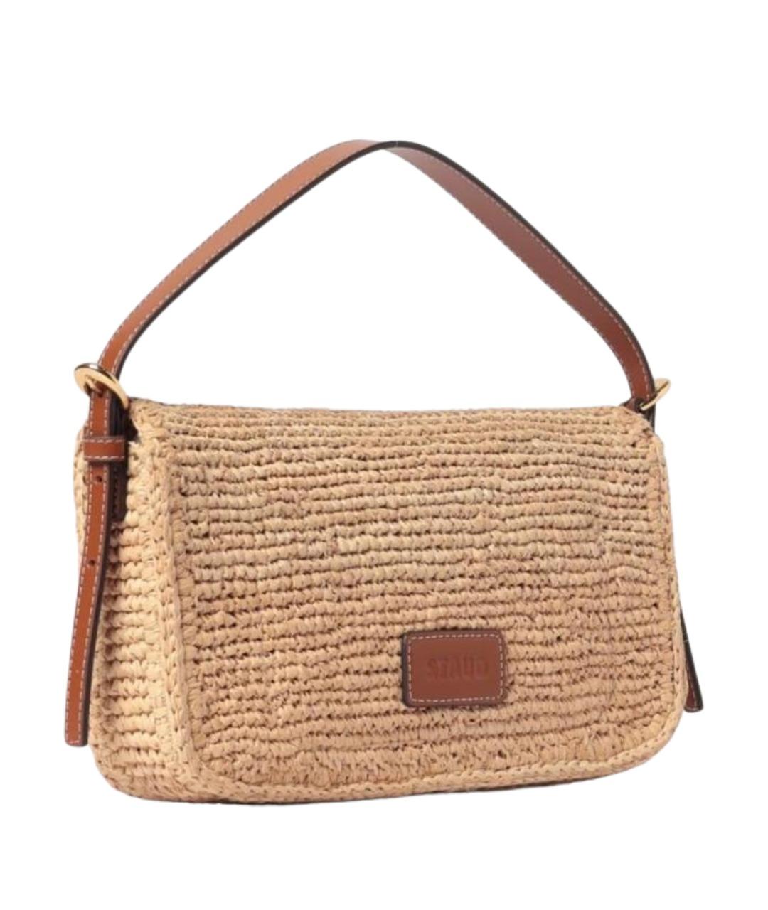 STAUD Бежевая сумка с короткими ручками, фото 2