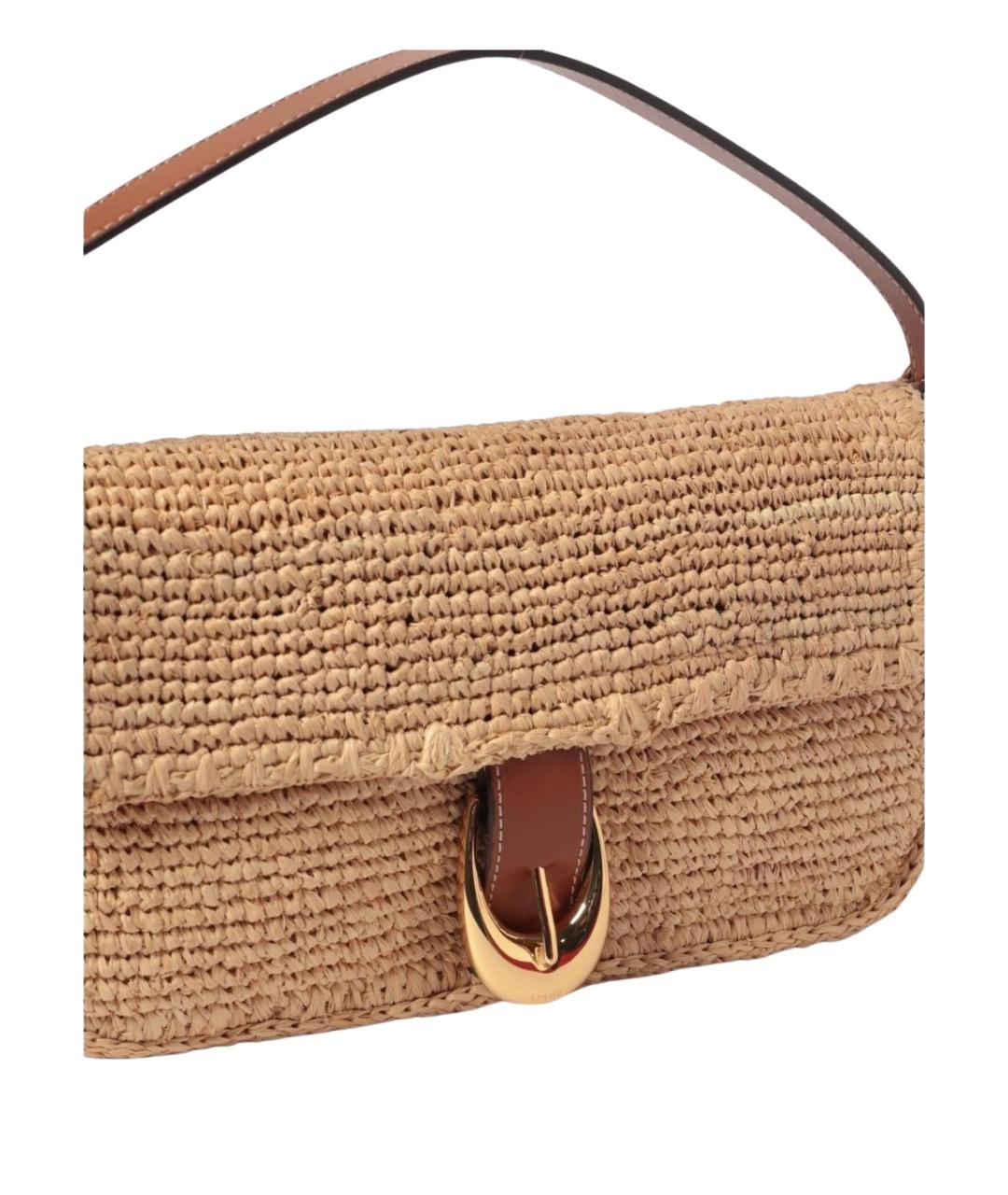 STAUD Бежевая сумка с короткими ручками, фото 3