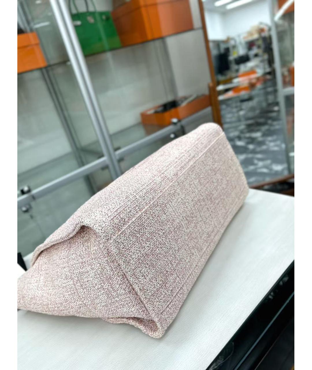 CHANEL Розовая сумка тоут, фото 4