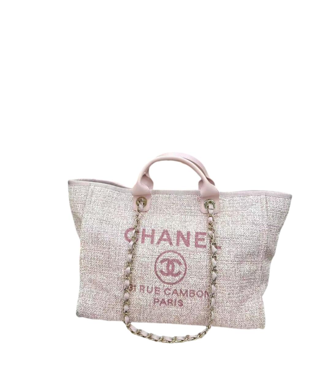 CHANEL Розовая сумка тоут, фото 8