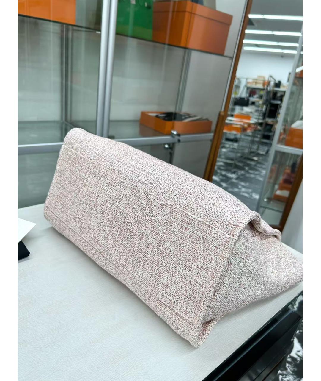 CHANEL Розовая сумка тоут, фото 5